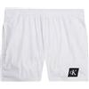 Calvin Klein Costume Uomo KM0KM00819 Bianco Medium Drawstring KM0KM00819 XXL