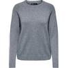 ONLY Onllesly Kings L/S Pullover KNT Noos Maglione da donna (confezione da 1), Blu Mirage/Melange, 3XL