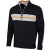 Calvin Klein Pullover da golf da uomo 2022 CK Vertex con scollo a mezza zip, Marina Militare, 2XL