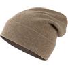 Lallier Berretto Unisex 100% Puro Cachemire, Cappello con Risvolto a Costine Caldo Morbido con Confezione Regalo per Donne e Uomini (Cammello)