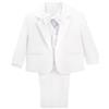 Lito Angels Children's Apparel Lito Angels Completo Elegante per Bambino, Bianco, 4-5 Anni 110