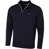 Calvin Klein Uomo Campus Maglione per Tutte Stagioni - Marina/Lime - XXL
