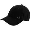 Calvin Klein 2020 Classic - Berretto da uomo regolabile a 6 pannelli, in cotone Nero Taglia unica