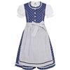 Isar-Trachten Isar-Tracht, costume da dirndl per bambine, rosso con camicetta, rosso