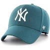 47 Brand New York Yankees MVP cap B-MVPSP17WBP-PG, Mens cap with a Visor, Green, One Size EU