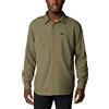 Columbia Silver Ridge Utility Lite a maniche lunghe da uomo, verde pietra, XXL