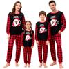 GRPSKCOS Pigiami di Natale per la Famiglia, Set di Pigiami Natalizi Coordinati per la Famiglia, Abbigliamento da Notte per Natale con Babbo Natale per Uomini, Donne, Adulti e Bambini, 5 anni
