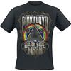 Pink Floyd Dark Side - Gold Leaves Uomo T-Shirt Nero 100% Cotone Regular