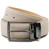 Riemen & Co DTCH.FIT Cintura in pelle scamosciata Oliver - fibbia regolabile in ghisa rossa - larghezza 3,5 cm