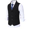 Allthemen Gilet da Uomo in Tweed di Lana Gilet Formale da Uomo Gilet da Uomo Retrò da Matrimonio d'Affari