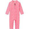 weVSwe Costume da Bagno per Bambini UPF 50+ Rash Guard a Maniche Lunghe con Cerniera sul Cavallo
