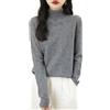 Chanyarn Maglione da Donna 100% Lana Merino Collo Alto 2025 Casual a Maniche Lunghe Senza Cuciture Maglia Maglione