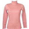 RAGNO Dolcevita Ciclista Donna Maglia Manica Lunga Caldo e soffice Cotone bio Articolo D274AK BIO Cotton Dolcevita, 082 Rosa Antico, 4 - Quarta