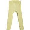 Cosilana - Mutande lunghe/legging per bambino, 45% cotone biologico KBA, 35% lana biologica kbT, 20% seta, Verde mélange., 4 anni