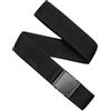Arcade Belts Atlas A2 Cintura elastica elastica, nera, larga 1,5" | Cintura in poliestere con fibbia in plastica a 3 pezzi | Microregolabile per una vestibilità personalizzata fino a 40"