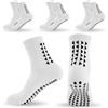 mtuihfo 3 paia di calzini traspiranti per bambini, assorbono il sudore, calzini da calcio, per corsa, hockey, calcio, 9-12 anni Bianco 3, One Size