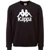 Kappa Sertum RN Sweatshirt 703797-19-4006, Mens Sweatshirt, Black, M EU