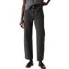 Levi's Donna Jeans 501 90s Ankle in Cotone, Straight Fit, Nero (Smooth Operator), W26/L27