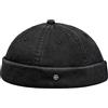 WEROR Dockercap Uomo - Berretto da pescatore - Cappello da marinaio - Berretto in cotone - lavorato a maglia - WEROR-451.1, Nero , Taglia unica
