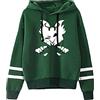 LKY STAR Unisex Sweatshirt Hazbin Hotel Merch per Ragazzi Ragazze Felpa con Cappuccio Cartoon Casual Hoodie