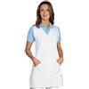 Ergos Workwear I.sacco Grembiule PONCHO Unisex con Collo a V in Poliestere Cotone (Bianco)