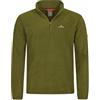 Höhenhorn Skyja Felpa in micropile da uomo, per autunno e inverno, con mezza zip