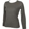 RAGNO Maglia Girocollo Donna Manica Lunga in Caldo Cotone Biologico Caldo e soffice Articolo D274AB BIO ML Giro