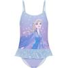Disney Costume da Bagno Frozen, Costume da Ragazza con Volant Elsa, Azzurro, 2-3 Anni
