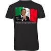 Bughyprint Tshirt Maglia Maglietta Uomo SILVIO BERLUSCONI Siete Ancora, Come Sempre, dei Poveri COMUNISTI Slogan Frasi Citazioni BERLUSCA
