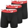 New Balance Men's Ultra Soft Performance 6 Boxer Briefs with No Fly (3-Pack of Underwear)