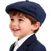 mintgreen Coppola Bambino Ragazzi, Bambini Strillone cap Vintage Tweed Berretto Cappello, Blu, 1-2 Anni