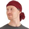 CHARM Arricciatura Turbante Bandana Cappellino Testa Sciarpa Tutte Le Stagioni Stravagante Alla Moda Pirata Borgogna