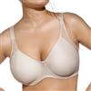 Selene, Reggiseno Contenitivo Donna con Fascia Alta Comfort e Ferretto, Senza Imbottitura, Inserti in Tessuto Traspirante, Collezione Renata, Colore Terra, Taglia 8C