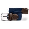 SWOLE PANDA Cintura unisex in tessuto riciclato, cintura elastica per uomini e donne, cintura elastica con fibbia, Marina Militare, L (36-42 / 91-107cm)