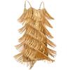 OMEWEE Vestito da bambina con paillettes nappa, abito latino, senza maniche, con spalline sottili, frange, con brillantini, ballroom, feste, balletto, rumba samba cha cha, jazz