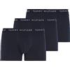 Tommy Hilfiger 3P Trunk Um0Um02203, Boxer, Uomo, Multicolore (Desert Sky/Desert Sky/Desert Sky), S