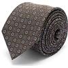 BRERA 67 Cravatta Uomo Elegante in Lana e Seta Verde Bottiglia | Cravattino per Completo 148x8 | Cravatte Slim per Vestito da Cerimonia e per Abiti da Lavoro