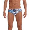 Arcweg Costume da Bagno Uomo con Pad Rimovibile e Coulisse Slip e Parigamba da Bagno Pantaloni Corti Elastico a Vita Bassa Nuoto (Squalo, M)