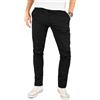 Yazubi Kyle - Pantaloni Chino Neri da Uomo - Pantaloni Chino Slim Fit in Tessuto Stretch - Chino Jeans da Uomo, Nero (Black 4R194008), W33/L34