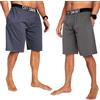 CityComfort Pantaloni Corti Uomo, Comodo Pantaloncini Estivi con Tasche - Pacco 2 (4XL, Blu Navy/Antracite)