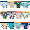 Cogindss Xmrlvn Coginss Xmrlvn Bambino Biancheria Intima dei Ragazzi Brief per Ragazzi Carino Cartone Animato, 2-3 Anni, 12 Pack,Colori Multipli