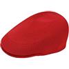 Kangol Coppola Tropic 507 Ventair Uomo - Berretto Estivo Cappello Piatto con Visiera Estate Primavera/Estate - S (54-55 cm) Rosso