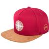 Blackskies North Star Snapback cap | Uomo Donna Cappellino da Baseball Surfer Skater Bussola Ancora Similpelle Scamosciata cap - Basecap Unisex Streetwear Outdoor Estate Tempo Libero