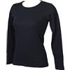 RAGNO Maglia Girocollo Donna Manica Lunga in Caldo Cotone Biologico Caldo e soffice Articolo D274AB BIO ML Giro, 078 Bleu, 4-Quarta (EU L - F 3 - USA M - GB 38)