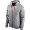 Beyond Happy England Rugby - Felpa con cappuccio e zip intera, colore blu navy o grigio, per adulti, 80% cotone