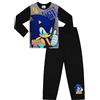 Sonic The Hedgehog Set di pigiami lunghi da gioco per ragazzi, pigiami da gioco per bambini, Grigio, 2-3 Years