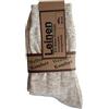 Strumpfversand pfaff Gesundheitsstrumpf 6 paia di calzini in cotone naturale al 100% senza cuciture, 35, 36, 37, 38, 39, 40, 41, 42, 43, 44, 45, 46, 47, 48, 49, 50 naturale 39-42