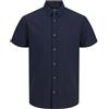 JACK & JONES Camicia da Uomo Comfort Fit, Blazer Blu Marine, M