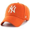 47 '47 Brand - Cappellino New York Yankees MVP, colore: Arancione bruciato