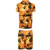 KIKLO Set da uomo hawaiano STAG Beach Hawaii Aloha Party Summer Holiday Fancy Shirt e corto